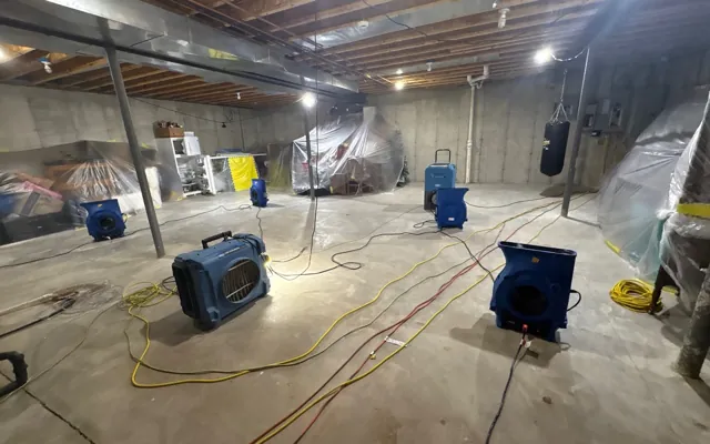 Basement Flood Cleanup in Raleigh, NC