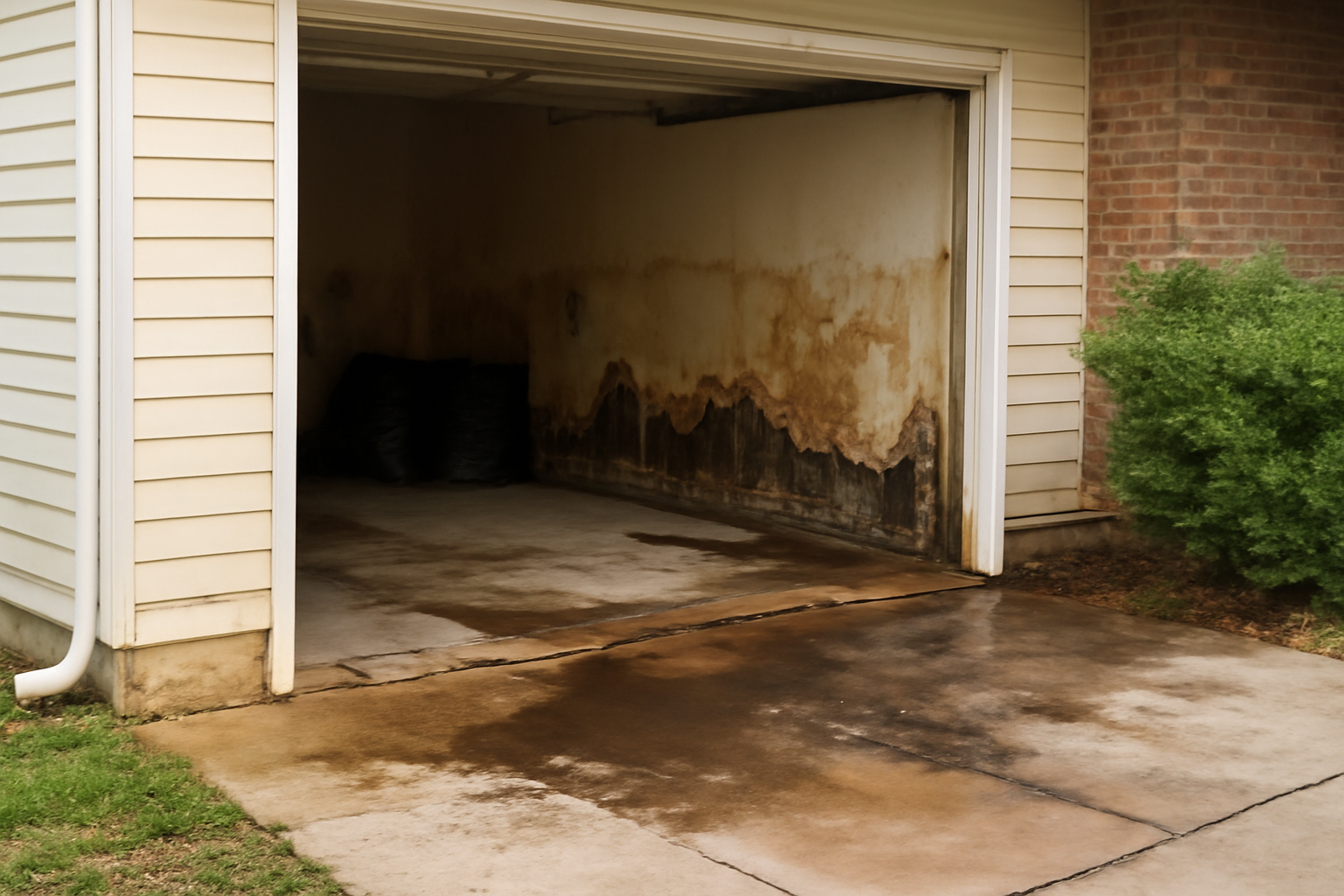 Garage Water Damage Cleanup in Winterville, NC