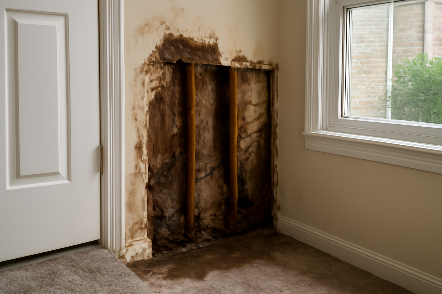 Wall Cavity Water Extraction in Stem, NC